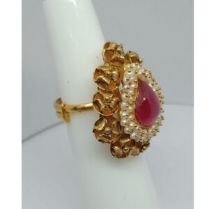 916 Gold Traditional Ladies Ring LJ-5