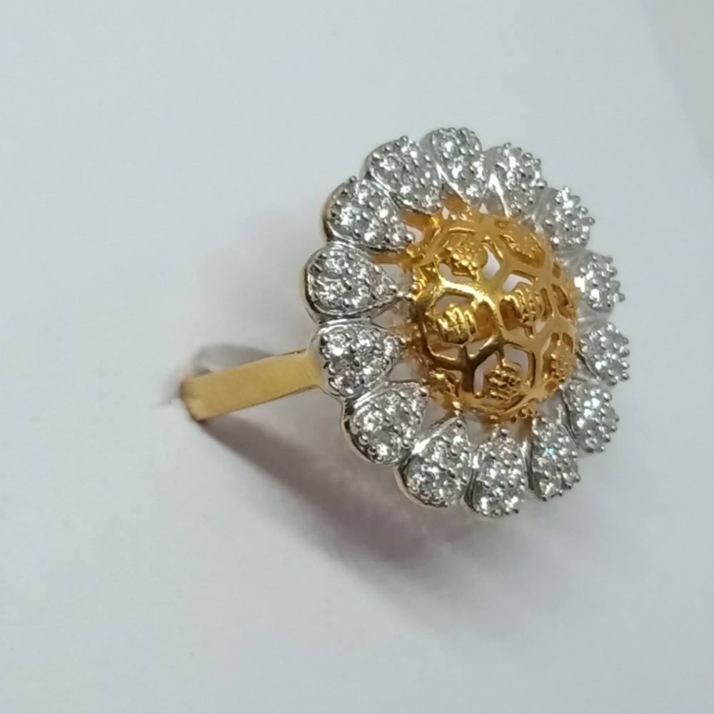 22KT Gold Ladies Ring LJ-7 - Image 2