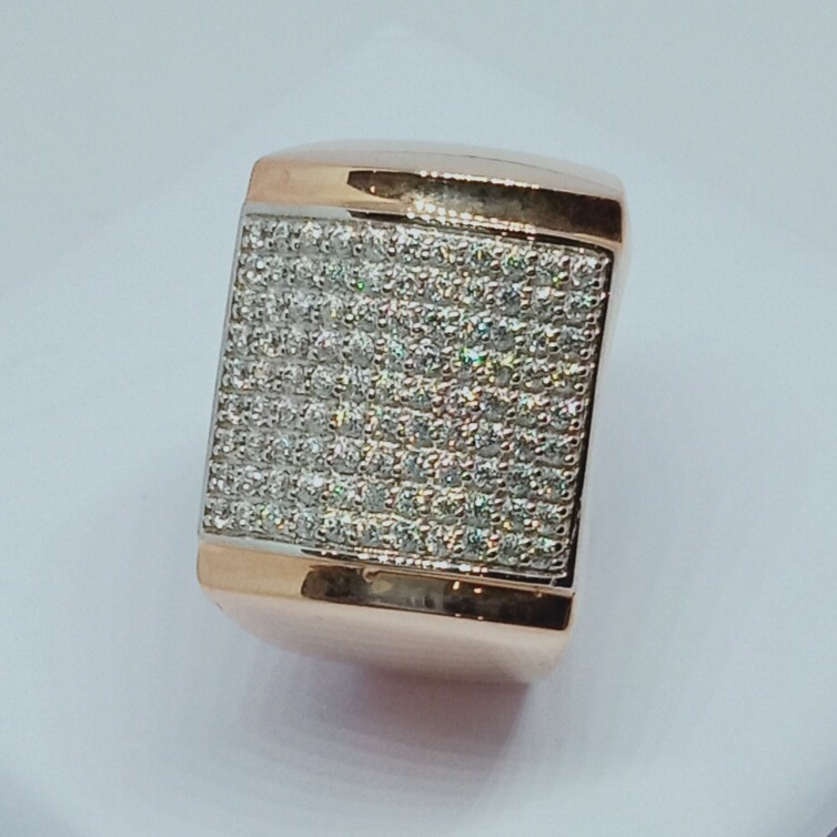 18KT Gold Gents Ring LJ-8 - Image 3