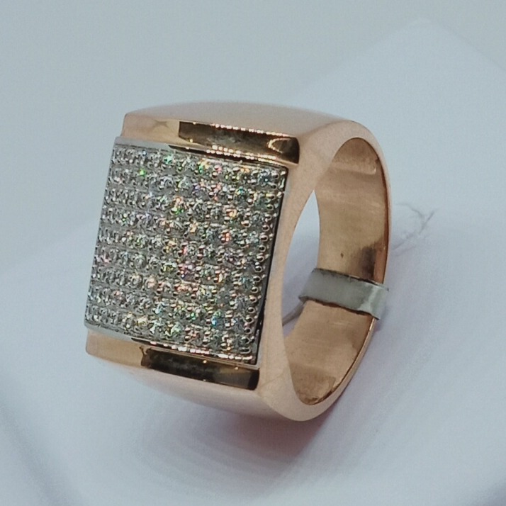 18KT Gold Gents Ring LJ-8 - Image 2