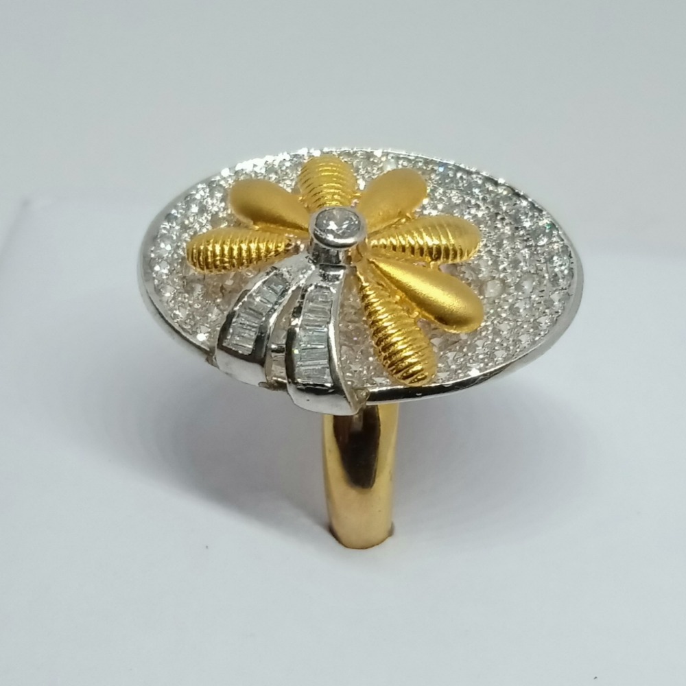 22KT Gold Designer Ladies Ring LJ-6 - Image 2