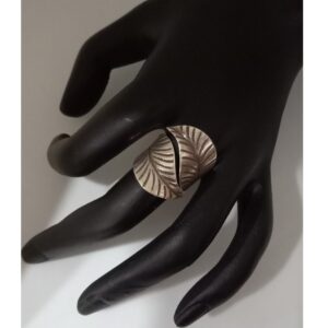 925 Antique Silver Ring LJS 004