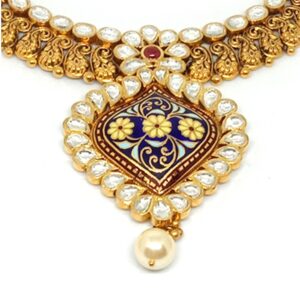 916 Antique Colorful Necklace Set - LJ-2