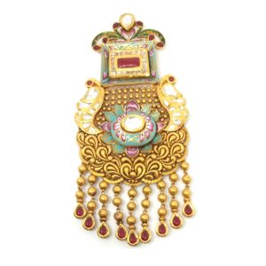 916 Traditional Gold Pendant Set - LJ-1