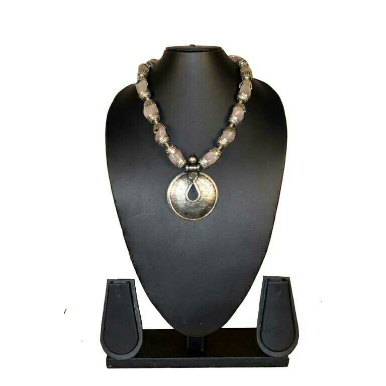 Fancy Semi-precious Stone Necklace