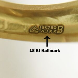 18 Kt Yellow Gold Traditional Handmade Slip-On Bracelet Bangles 16 Gm