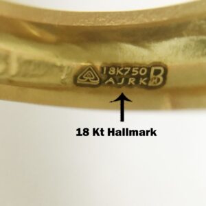 18 Kt Yellow Gold Traditional Handmade Slip-On Bracelet Bangles 20 Gm