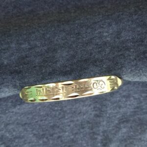18 Kt Yellow Gold Open Cuff Handmade Men's Bracelet 30 Gms