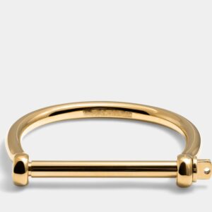 18 Kt Yellow Gold Hinge Handmade Men's Bracelet 25 Gms