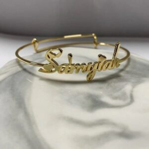 18 Kt Yellow Gold Personalized Handmade Men's Bracelet 30 Gms