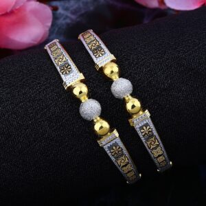 916 Gold Oxidised Modhiya Copper Bangle HJ-5832