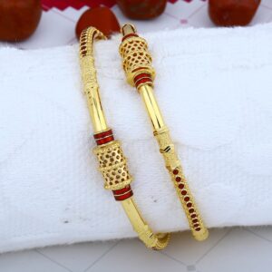 916 Gold Modern Copper Bangle HJ-5872