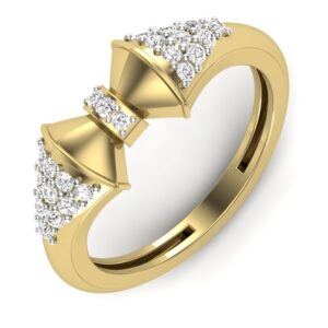 18KT Gold Kristina Designer Diamonds Engagement Ring