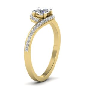 18KT Gold Simona Solitaire Diamonds Engagement Ring