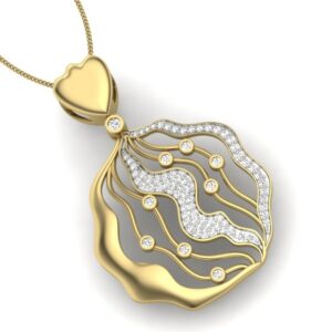 18KT Yellow Gold Tania Diamonds Pendant