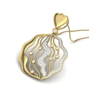 18KT Yellow Gold Tania Diamonds Pendant