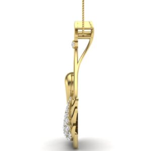 18KT Yellow Gold Dianna Natural Diamond Pendant