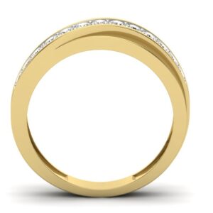 18KT Yellow Gold Merrile Diamond Engagement Ring