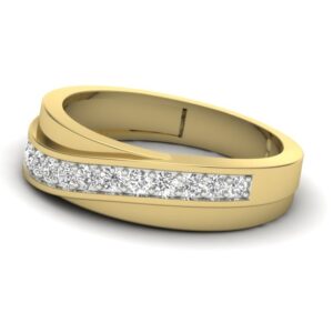 18KT Yellow Gold Merrile Diamond Engagement Ring