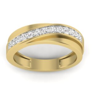 18KT Yellow Gold Merrile Diamond Engagement Ring