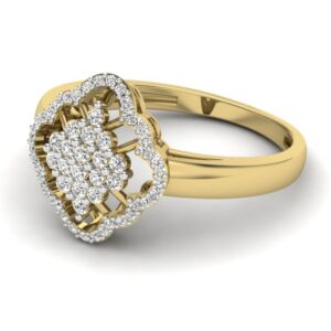 18KT Gold Sophiya Diamond Engagement Ring