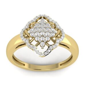 18KT Gold Sophiya Diamond Engagement Ring