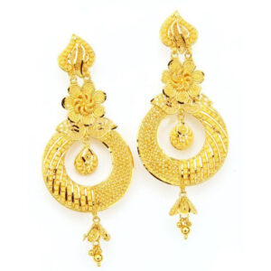 916 handmade gold earrings