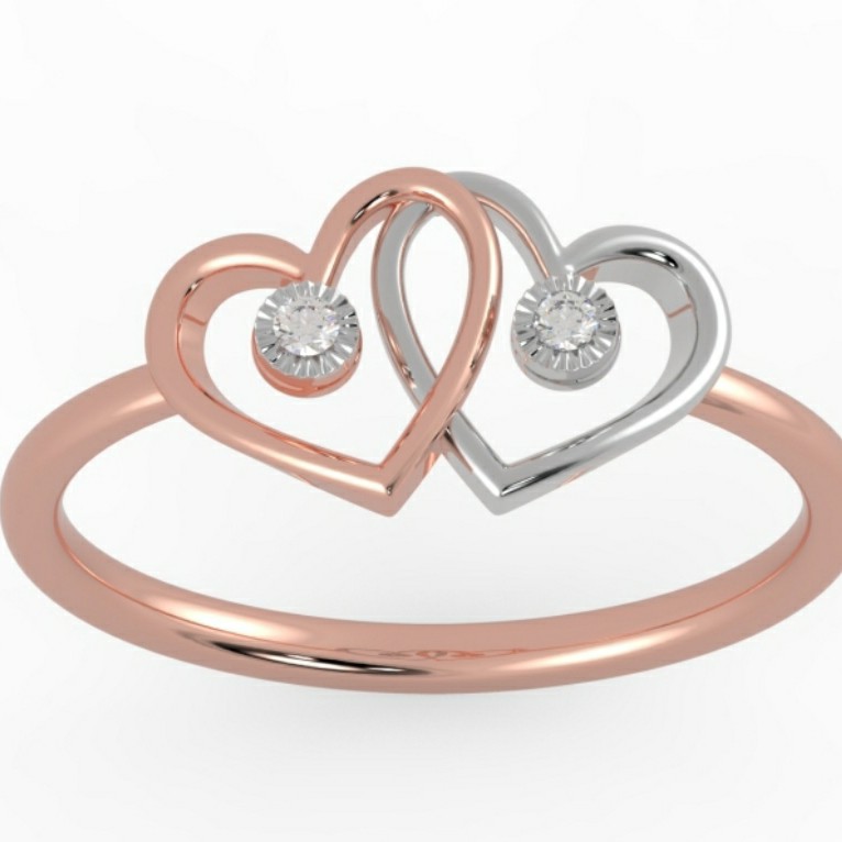 18 ct real diamond ring