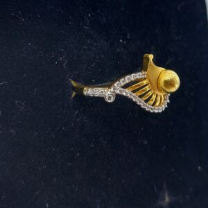 Fancy Ladies Ring With CZ Stone