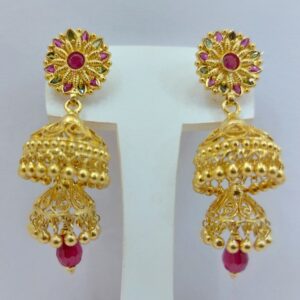 Gold jummar earrings