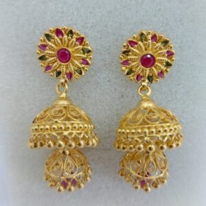 Gold jummar earrings