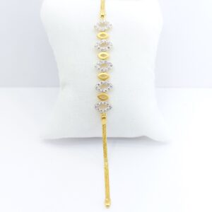 916 Gold Cz stone Ladies Lucky