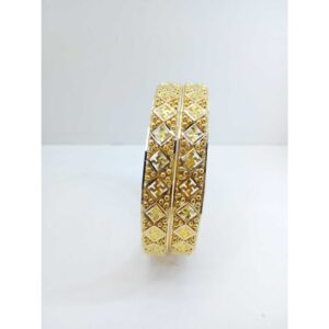 916 gold chandan chudi,traditional gujrati bangles, 25 grams apprx.