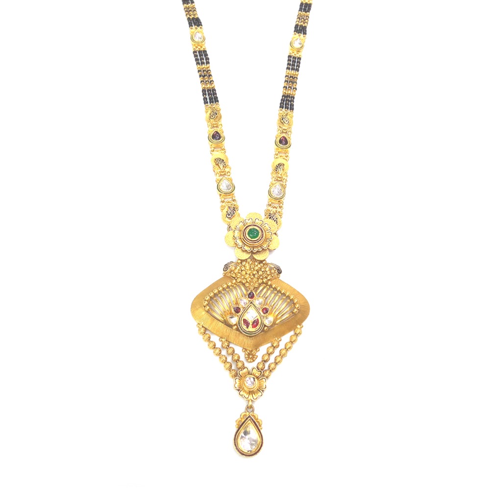 22kt gold ladies indian attractive mangalsutra
