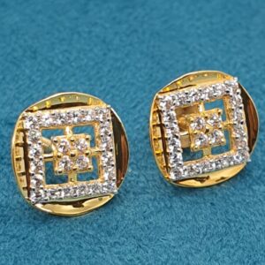 18.k Gold Diamond Earrings