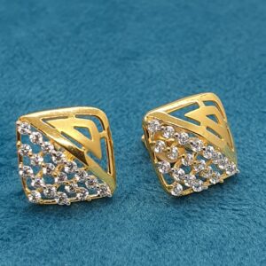 18.k Gold Fancy Diamond Earrings