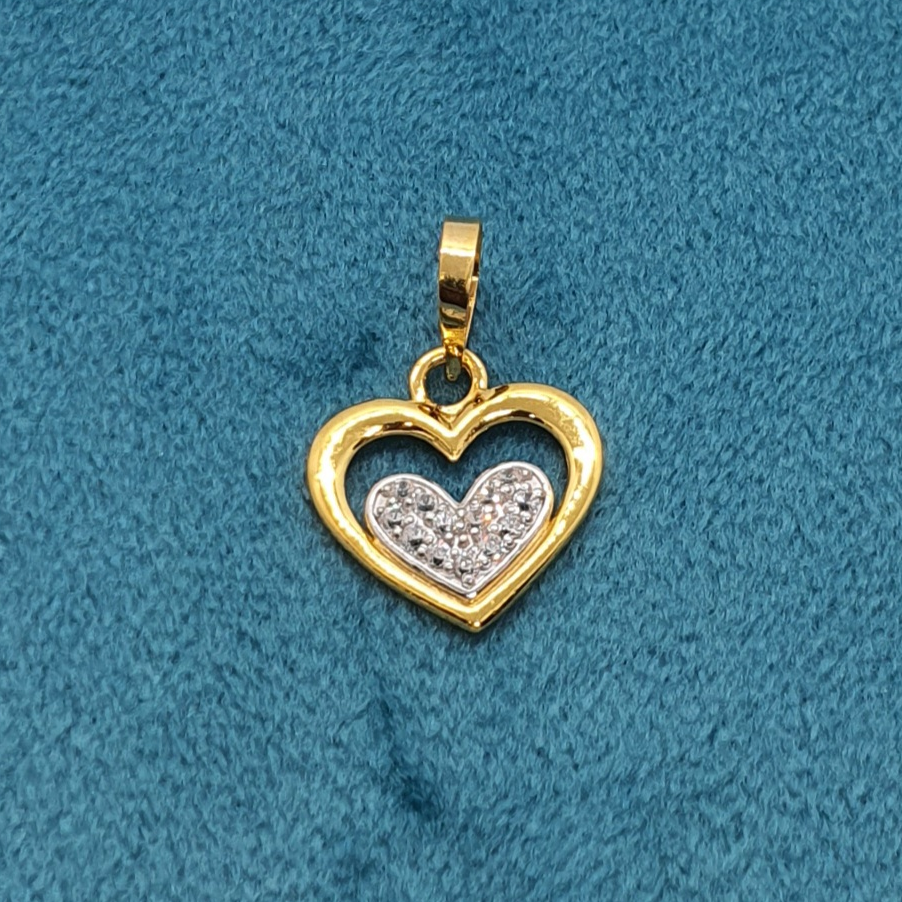 18.k Gold Heart Shape Ladies Pendant