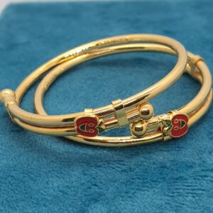 Gold 91.6 Fancy Teddy Bear Baccha Bracelet