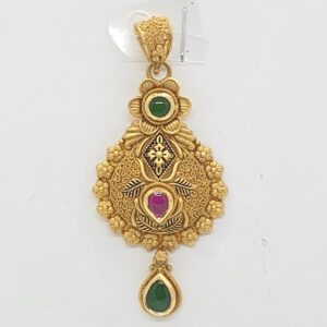 91.6 Gold Antique Pendant Set