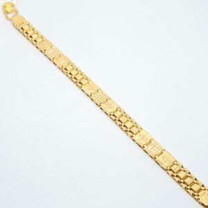 91.6 Gold Casting Gents Bracelet