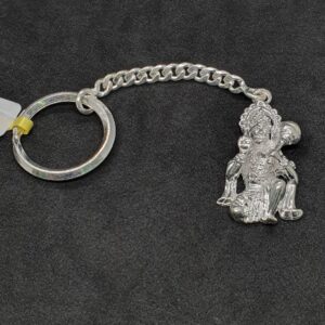 Silver Bajrangbali Keychain