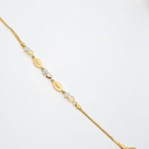 Gold 22.k Met Design Ladies Bracelet