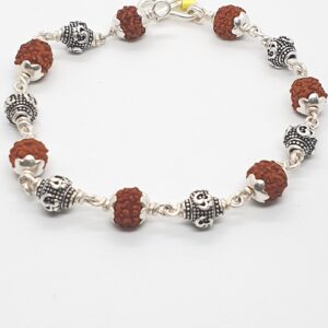 Silver Antique Design Gents Bracelet