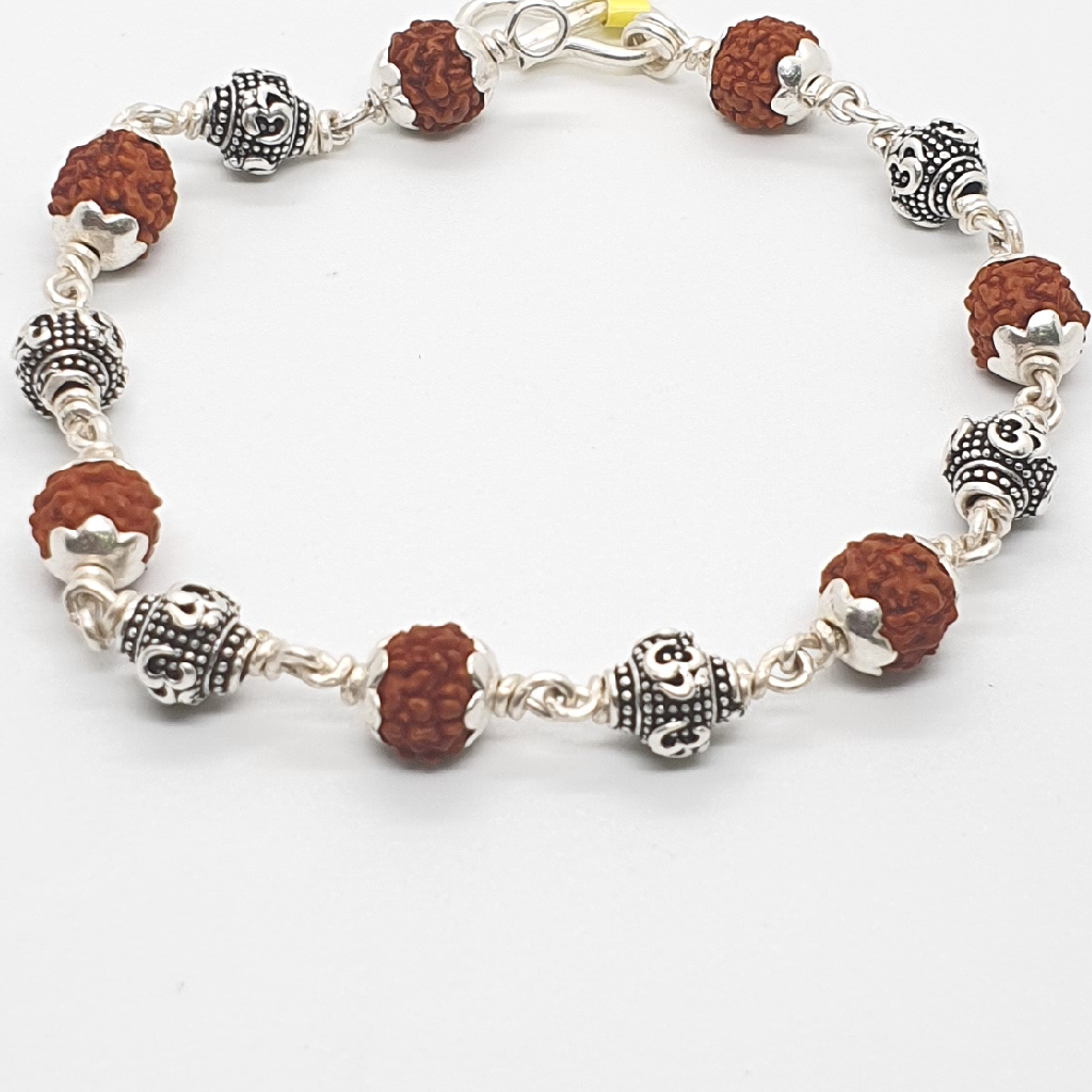 Silver Antique Design Gents Bracelet