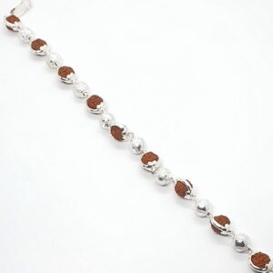 Silver 925 rudraksh Gents bracelet