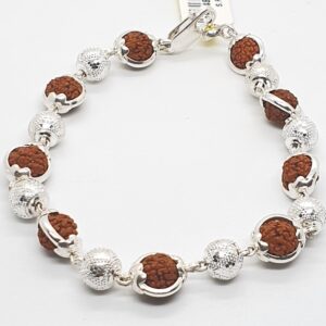Silver 925 rudraksh Gents bracelet