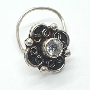 Silver Fancy Nosepin