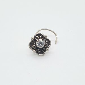 Silver Fancy Nosepin