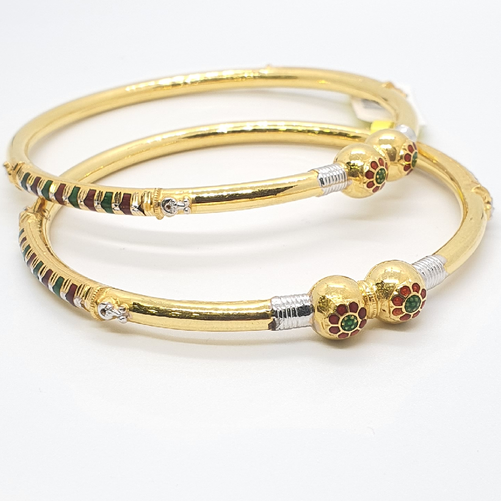 22.k Gold Fancy Bangles - Image 2