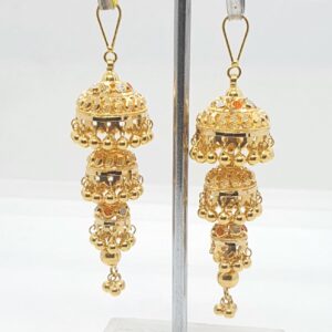22.k 91.6 Gold Fancy Jhumar